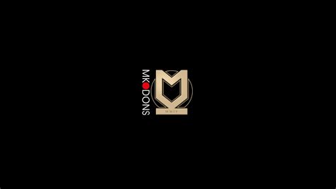 38161 Milton Keynes Dons Fc Hd Wallpaper Emblem Soccer Logo