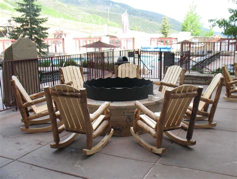 Ideas in logwood furniture fit for different styles including classic and modern tendencies. Aspen Log Outdoor Rocking Chair | Rustic Log Furniture of Utah