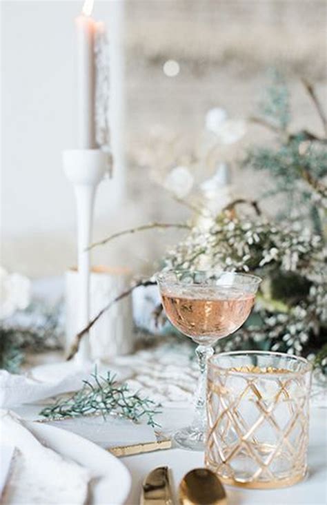 34 Amazing Winter Tablescapes Ideas For Dinner Parties Dinner Party