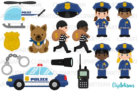 Difference Between Cop And Policeman Clipart