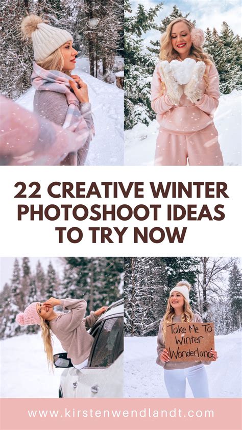 22 Creative Winter Photoshoot Ideas Whimsical Winter Photography