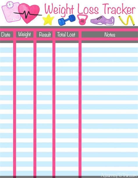 Weight Tracker Notion Template