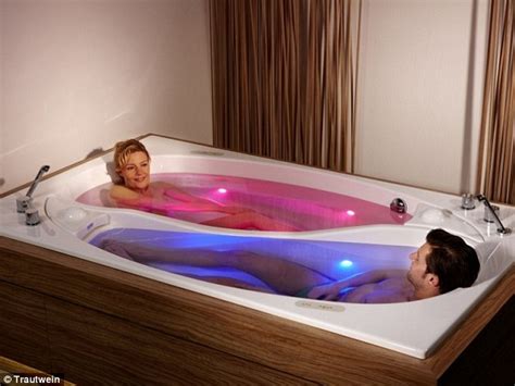 The £35000 Yin Yang Bathtub For Couples Who Like Their Own Space Daily Mail Online