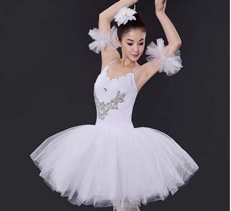 New Adult Dance Swan Lake Performance Dress Adult Vest Sequin Ballet Dress Tb7097 In Ballet From