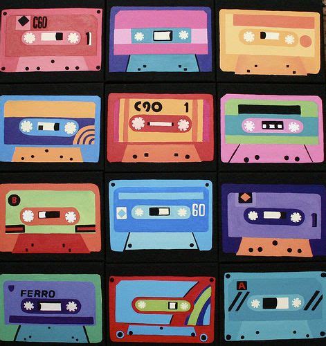 The Idea Of The Cassette A Gallery With Musings Res Life Door Decs