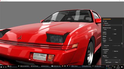 Assetto Corsa Modding Working On The Starion Youtube