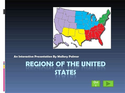 Regions Of The United States Region Interactive Presentation