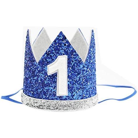 1st Birthday Baby Boy Birthday Crown Headband Prince Party Hat Hairband