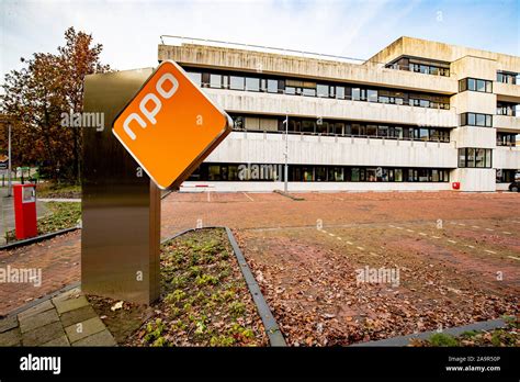 Hilversum Mediapark 17 11 2019 Logo And Exterior Of The Npo The