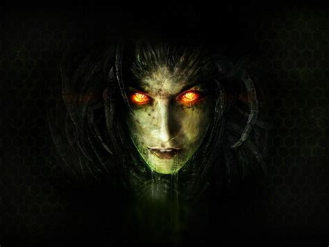Download Horror Girl Face Wallpaper Scary Background Scary