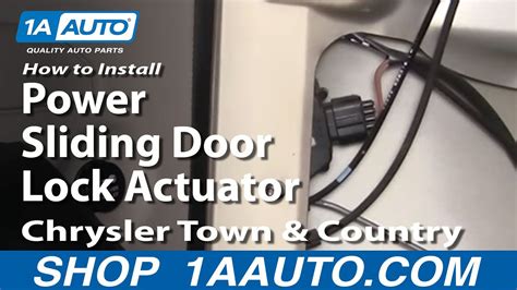 Town & country to die four. How to Replace Door Lock Actuator 01-07 Chrysler Town ...
