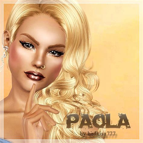 Sims By Badkisa777 Paola Sim By Badkisa777