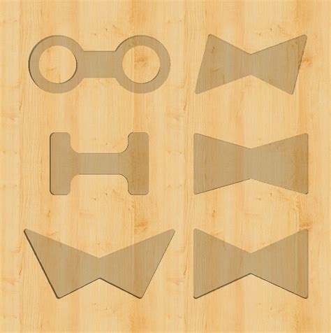 Bow Tie Inlay Pack Etsy