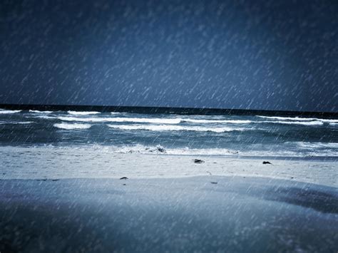 Rainy Beach Day By Del Korey On DeviantArt