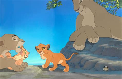 Bonhams The Lion King An Animation Cel Of Sarabi Simba