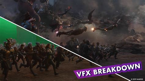 Avengers Endgame Final Battle Vfx Breakdown Youtube