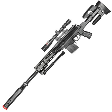 P Tactical Spring Airsoft Sniper Rifle With Scope And Bi