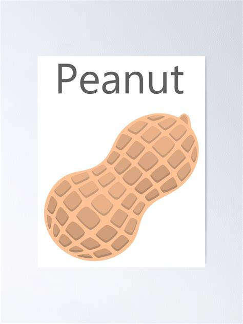 Peanut Poster By Eclecticwarrior Redbubble