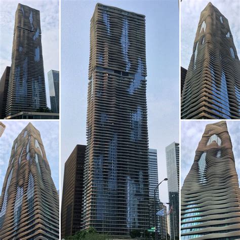 Décembre 1976 Aqua Tower By Jeanne Gang Chicago 2015
