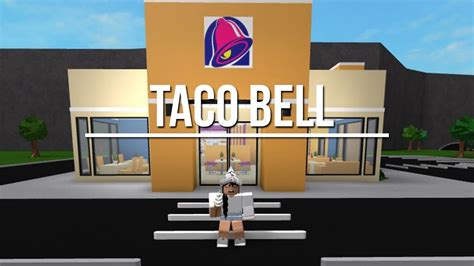 Roblox Welcome To Bloxburg Taco Bell 38k 5k Announcement Youtube