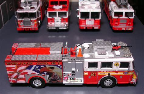 My Code 3 Diecast Fire Truck Collection Seagrave Fdny Squad 61 Pumper