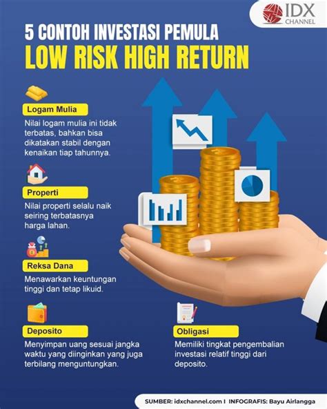 5 Contoh Investasi Low Risk High Return Yang Cocok Untuk Investor Pemula