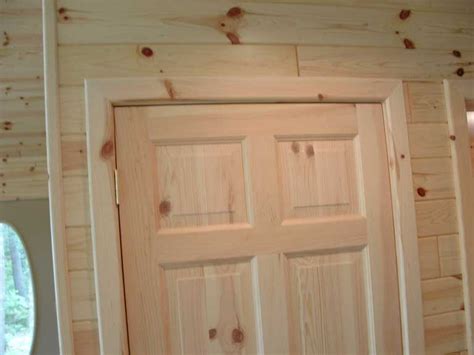 A beautiful log cabin in progress,log cabin, hand peeled door trim, log bay window #1 source. Pine & Cedar Trim | Log Cabin Trim | Woodworkers Shoppe
