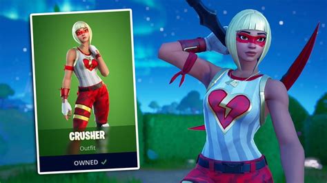 Watch a concert, build an island or fight. NEW CRUSHER Skin Gameplay in Fortnite! - YouTube