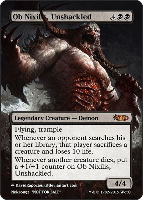 Top 10 Demons In Magic The Gathering Mtg Hobbylark