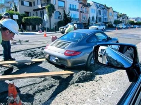 Video Porsche 911 Rescued From Cement In San Francisco Gtspirit