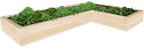 15 midsummer tokens item : Solid Oak L-Shaped Planter for Gardens, Playgrounds and Parks