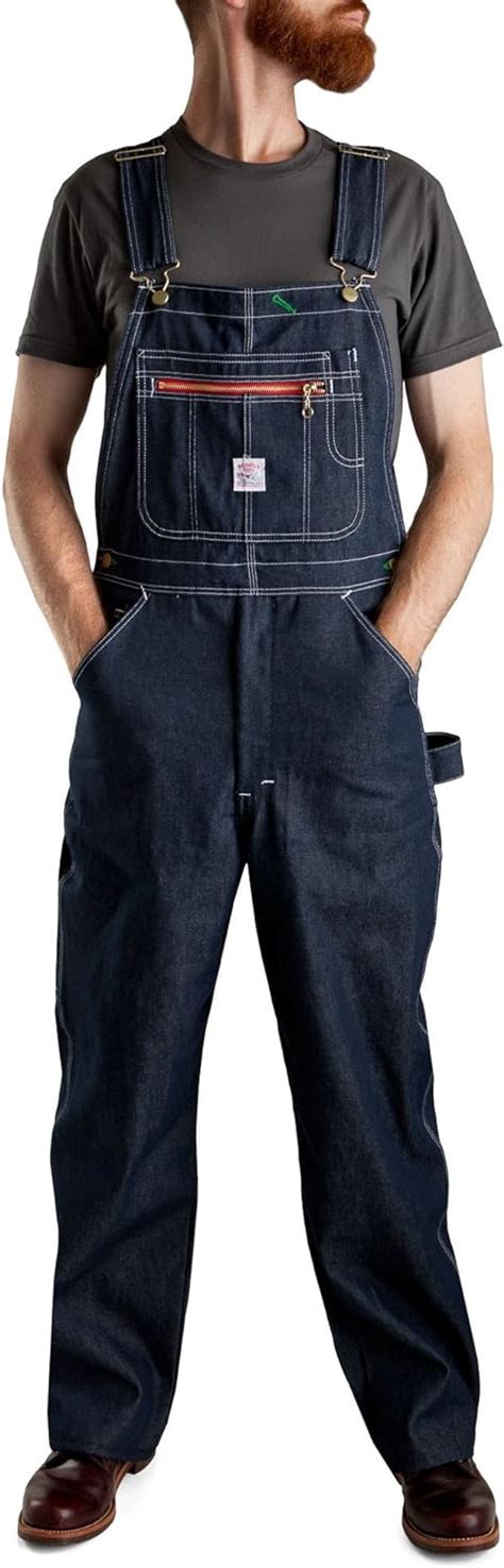 Pointer Brand Rigid Indigo High Back Overall Zipper Bib