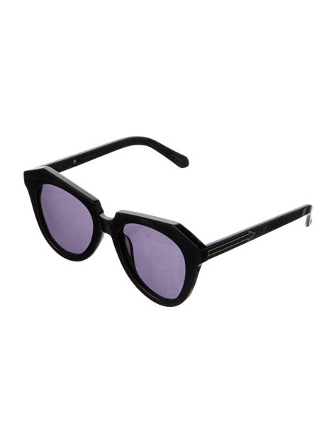 Karen Walker Hollywood Creeper Tinted Sunglasses Black Sunglasses