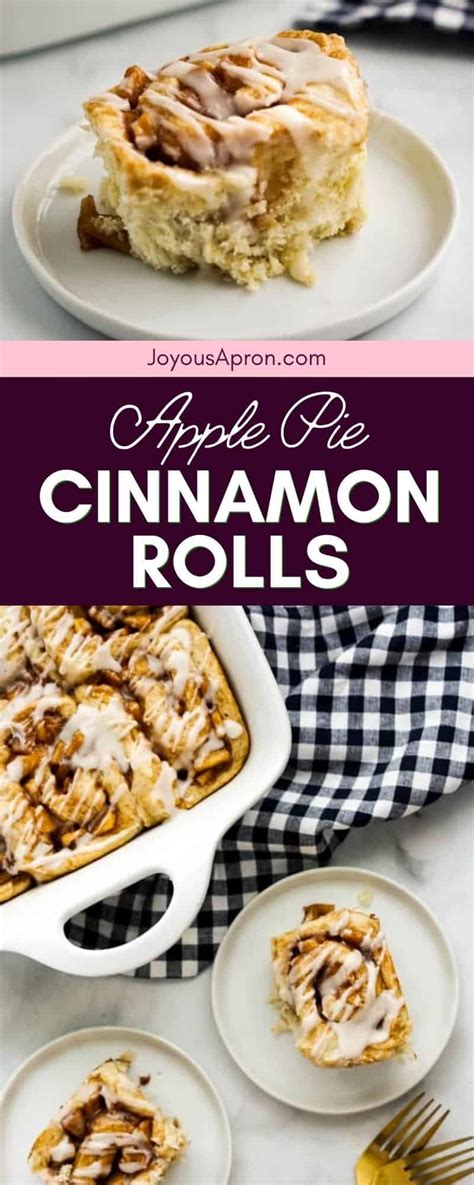 Cinnamon Rolls With Apple Pie Filling Joyous Apron