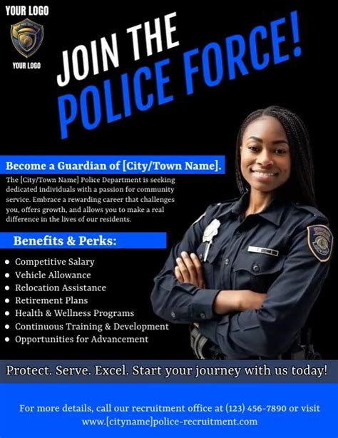 Copy Of Police Recruitment Flyer Postermywall