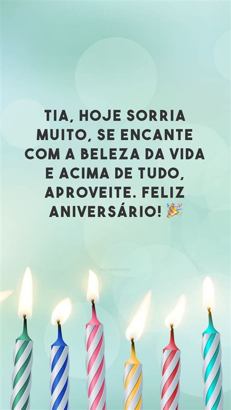 Texto De Feliz Aniversário Tia