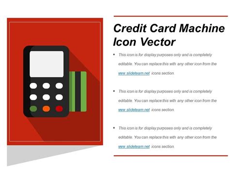 The best credit card readers can help you locate and obtain your credit card faster and more securely. Credit Card Machine Icon Vector Powerpoint Slide Themes | PowerPoint Slide Template ...