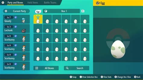 24 Male Shiny Eggs Pokemon Scarlet And Violet Any Pokemon Etsy