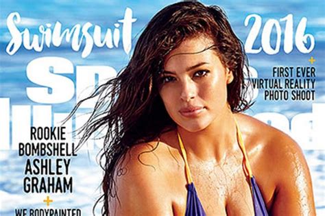 Ashley Graham Makes History As First Plus Sized Model On Sports Illustrated Cover