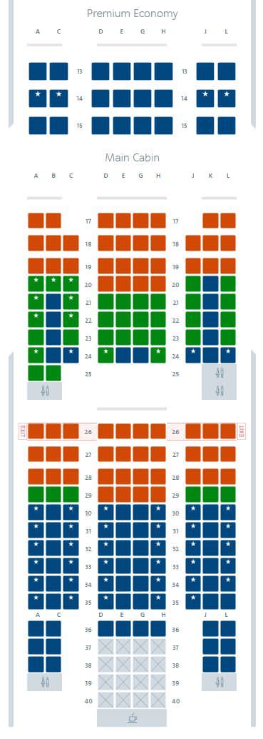 American Airlines Boeing Seating Chart