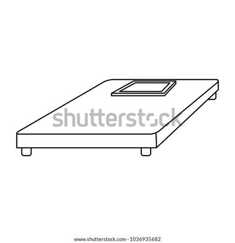 Spa Massage Bed Stock Vector Royalty Free 1036935682 Shutterstock