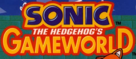 Sonic The Hedgehogs Gameworld Logopedia Fandom Powered By Wikia