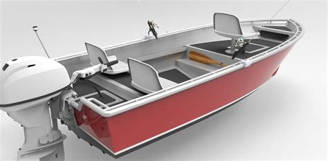 14 Foot 4m Skiff Sport Fish Metal Boat Kits