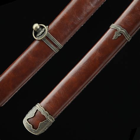 Handmade Spring Steel Real Japanese Katana Samurai Swords With Brown