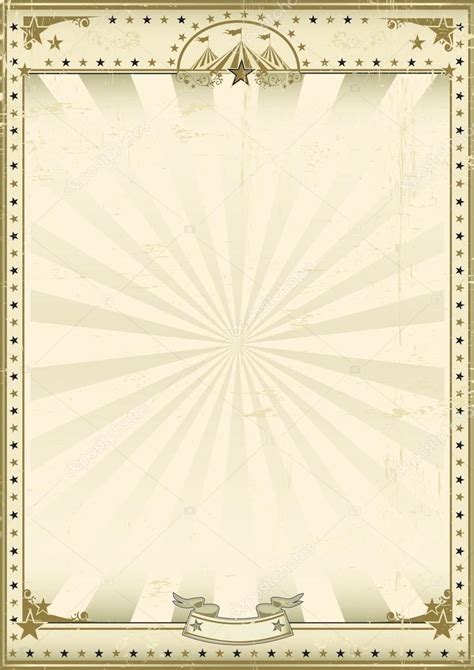Circus Brown Vintage Background Stock Vector By Tintin75 96666682