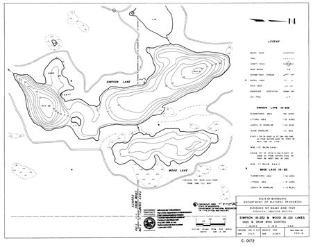 Lake Depth Maps Minnesota Dnr