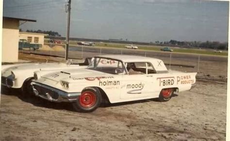 Holman And Moody Modified 59 T Bird And 57 Battlebird At Daytona In