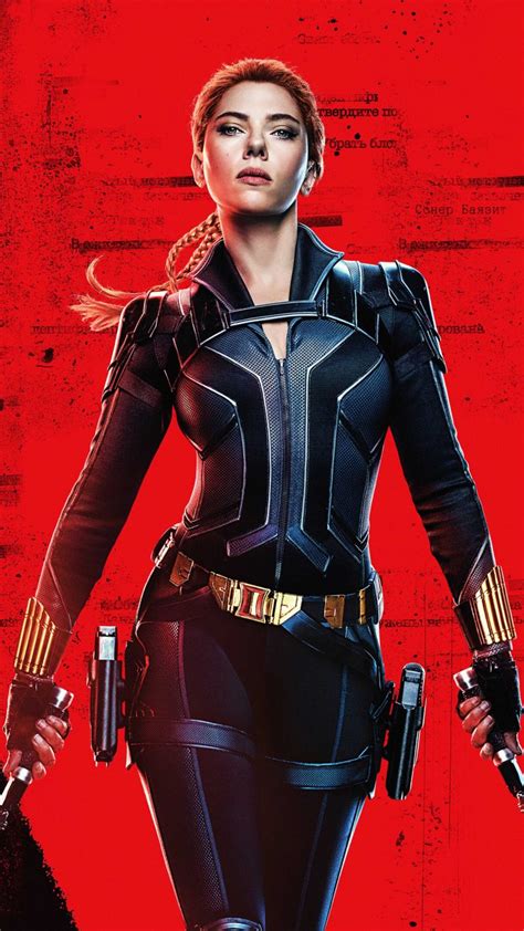 Redhead, scarlett johansson, black widow, portrait display. Scarlett Johansson In & As Black Widow 4K Ultra HD Mobile ...