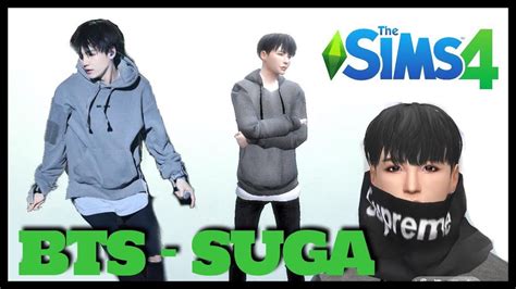 Bts Suga The Sims 4 Create A Sim Wcc Youtube