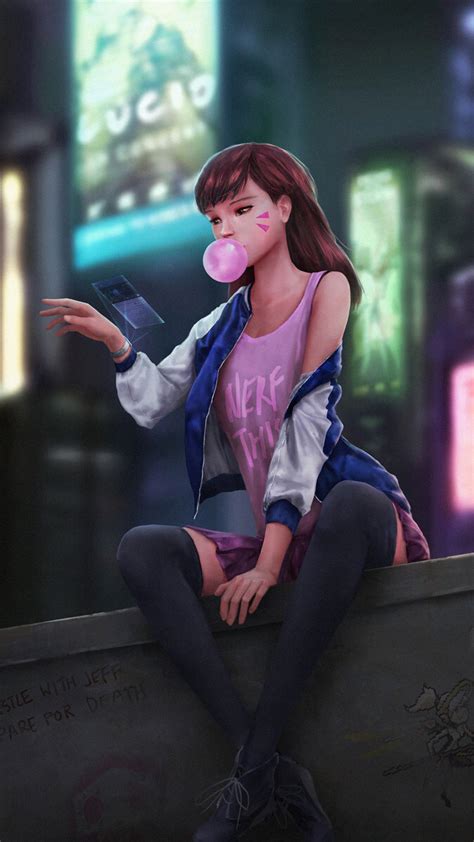 1080x1920 Dva Overwatch Overwatch Games Hd Artwork Artist Digital